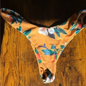 Floral Orange bikini bottom by HIB surf wear